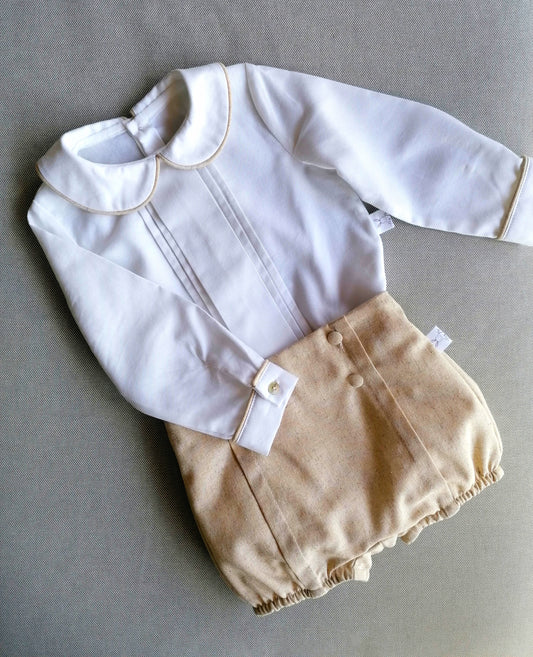Camisa com nervuras