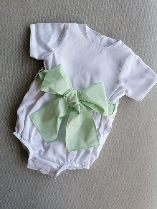 Fofo com laço verde água