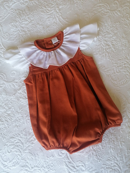 Fofo linho tijolo menina